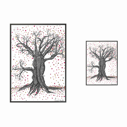 Autumn Tree Art Print Sizes