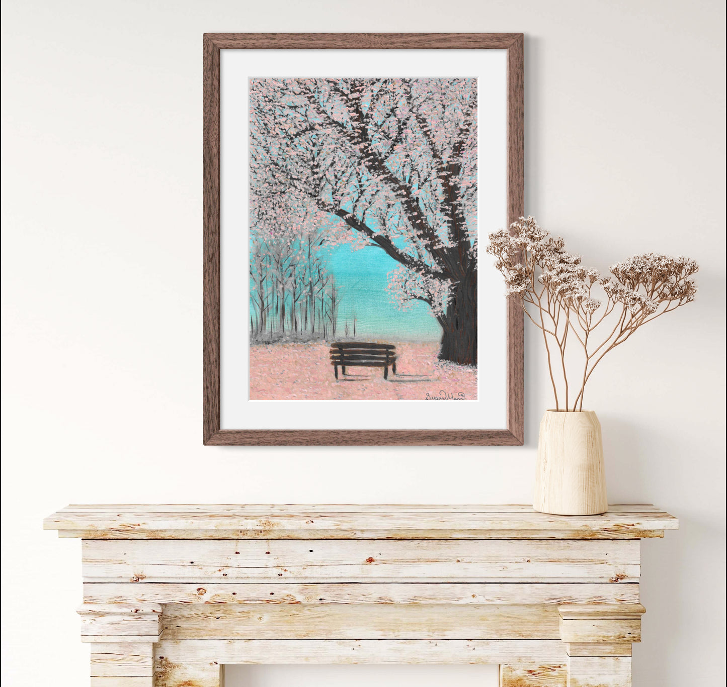 Cherry Blossom Art Print Frame