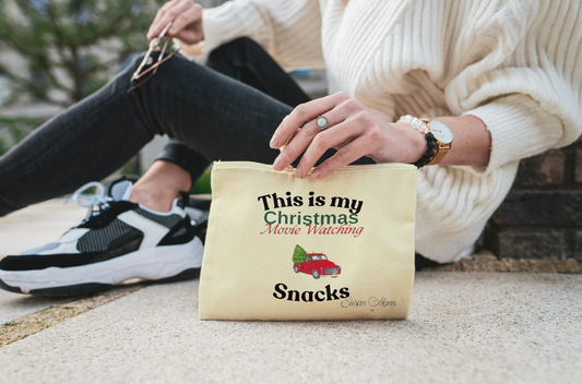 Christmas Movie Snacks Bag