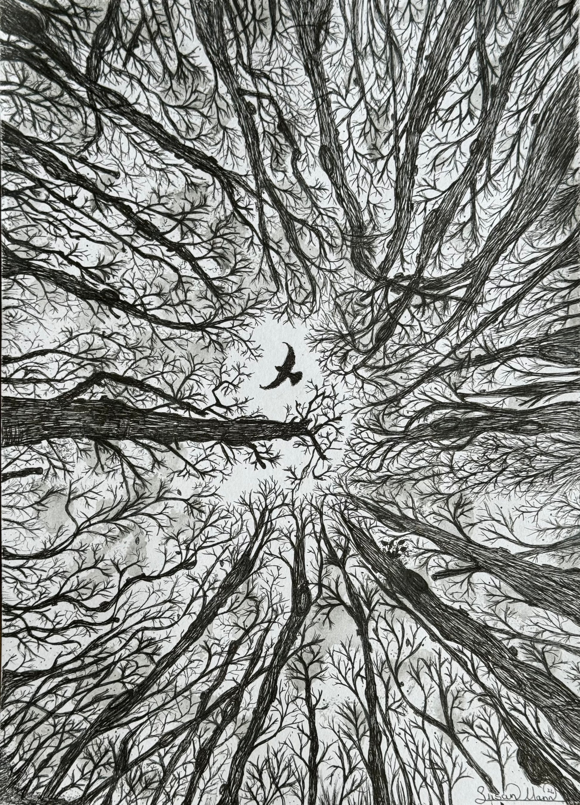 Freedom Art Tree Print