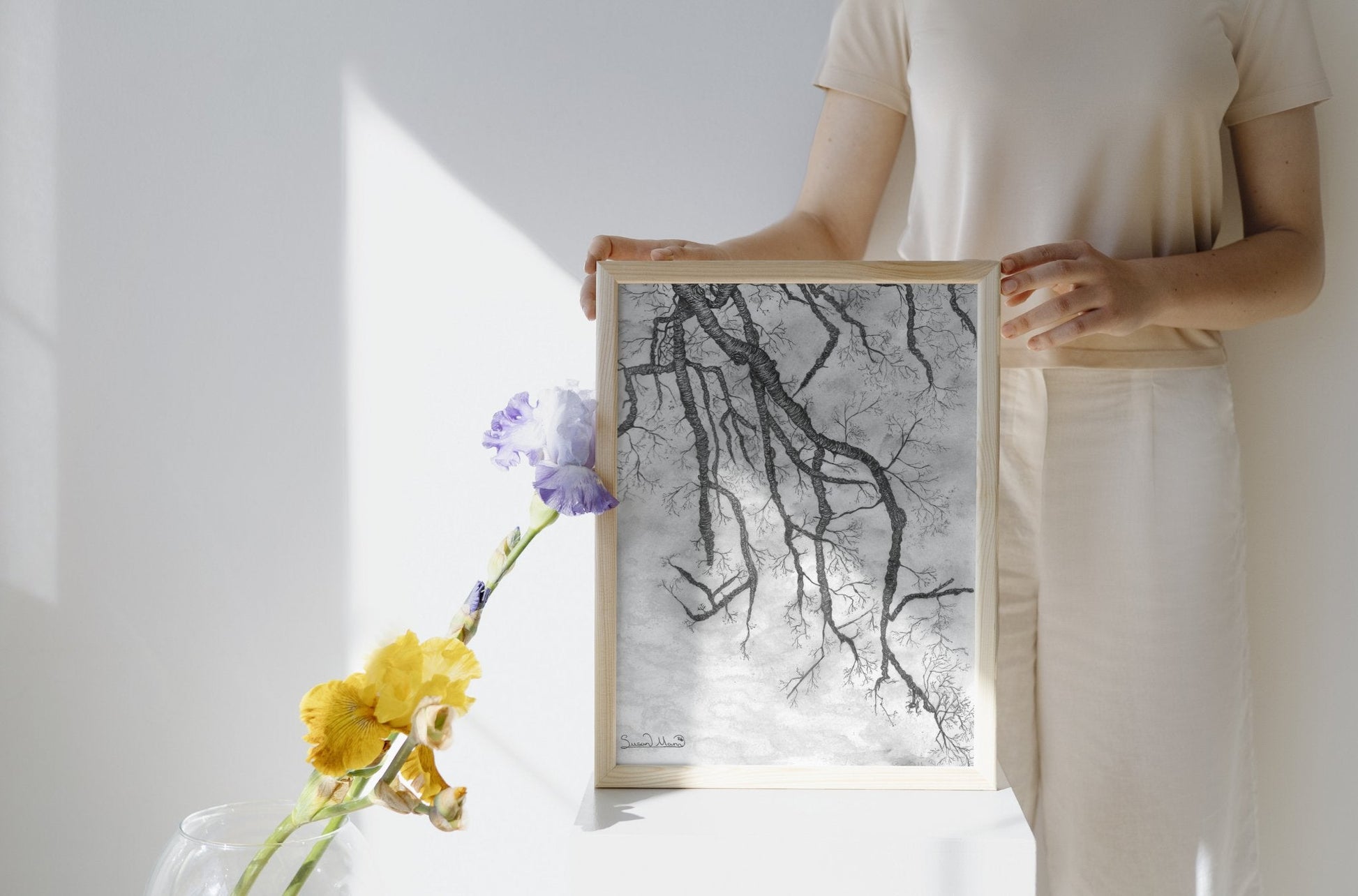 Branches Art Print - Susan Mann Art