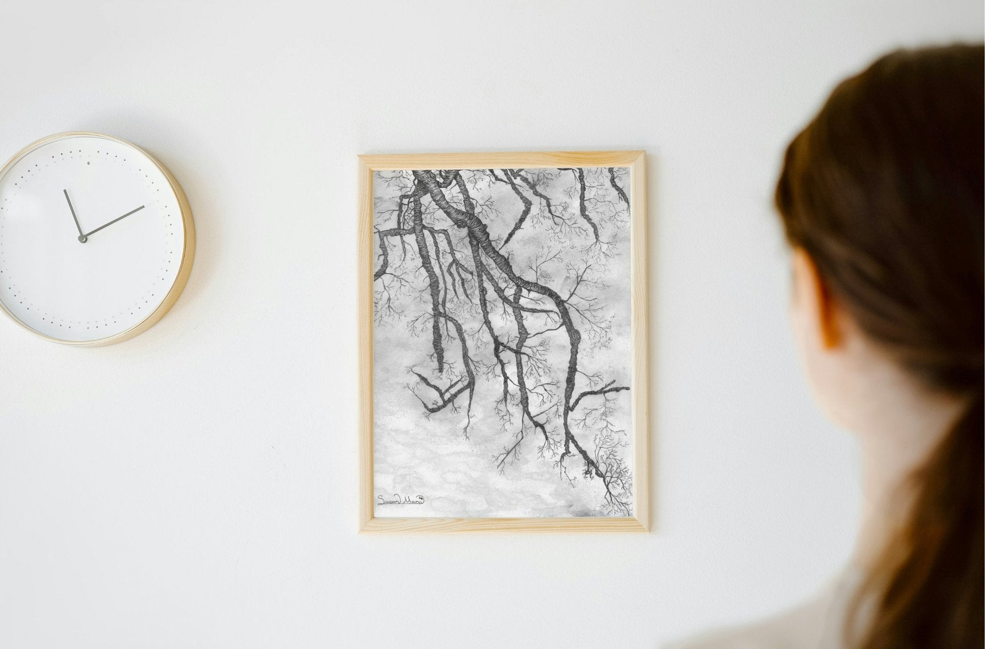 Branches Art Print - Susan Mann Art