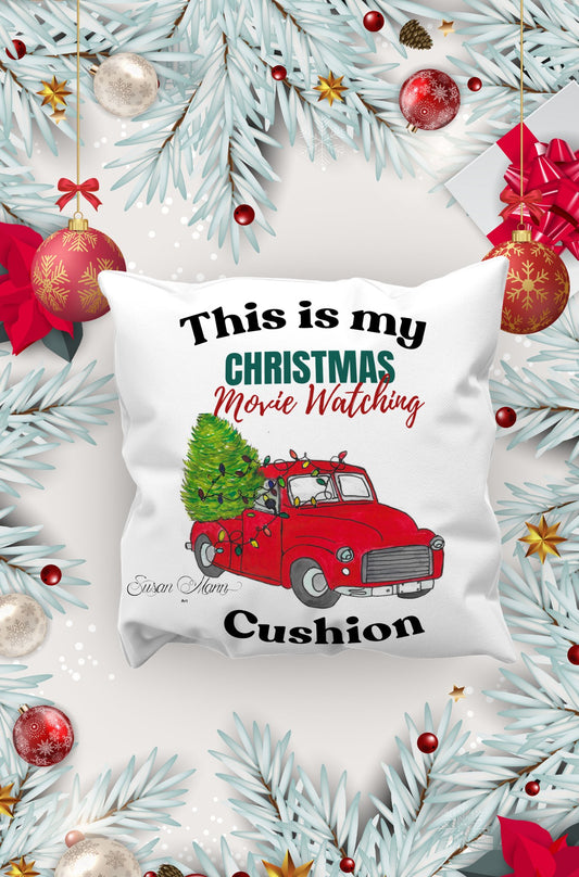 Christmas Movie Truck Cushion Cover