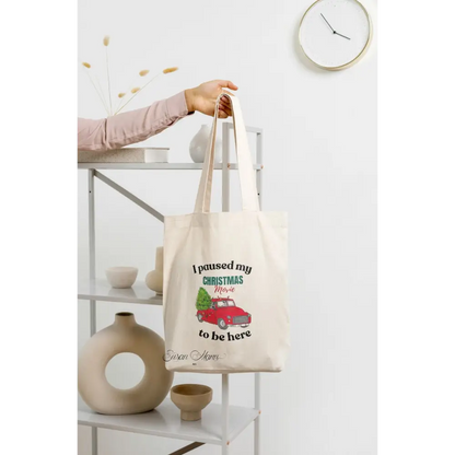 Christmas Movie Watching Art Print Tote Bag - Susan Mann Art