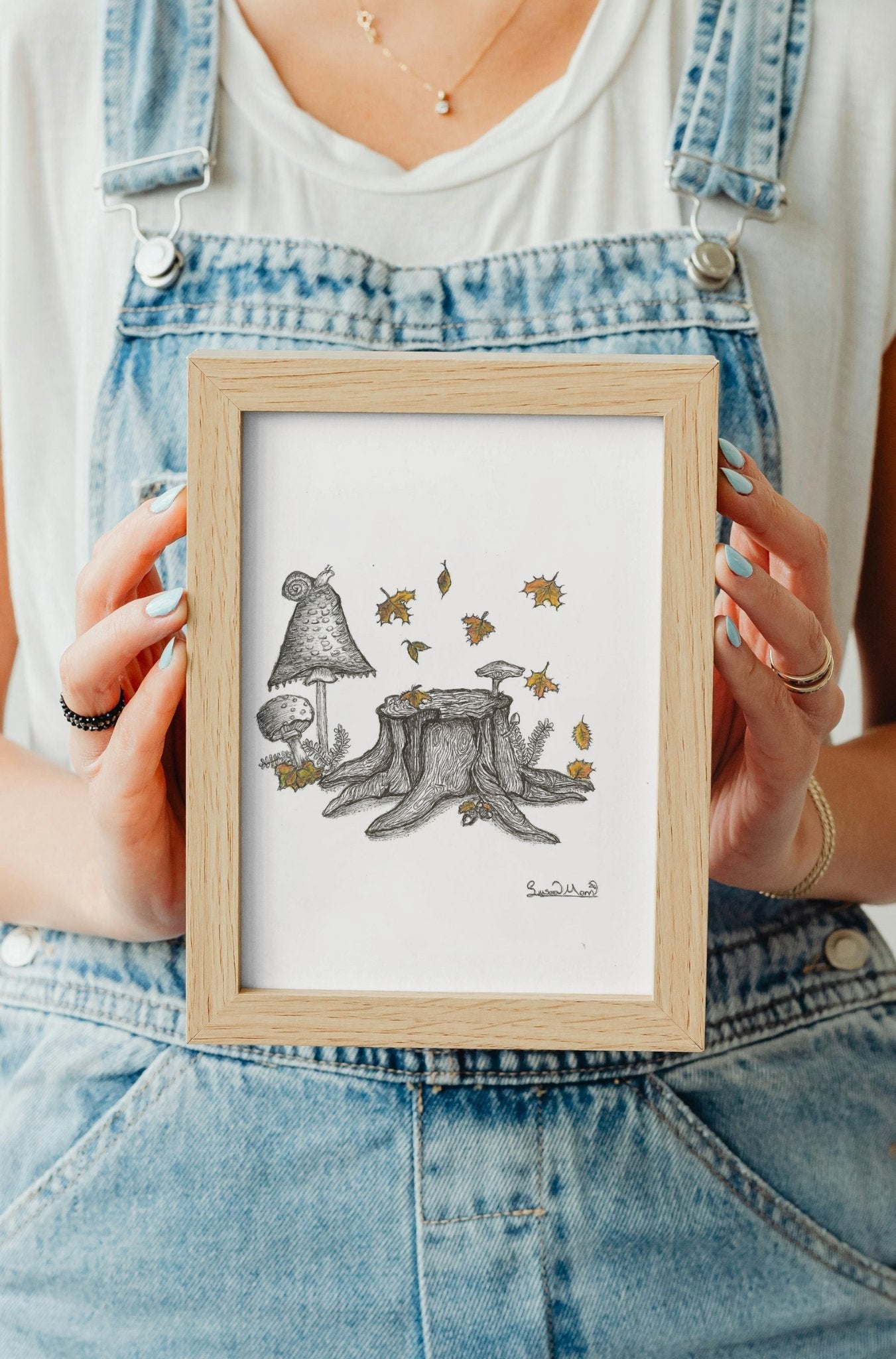 Cosy Autumn Art Print - Susan Mann Art