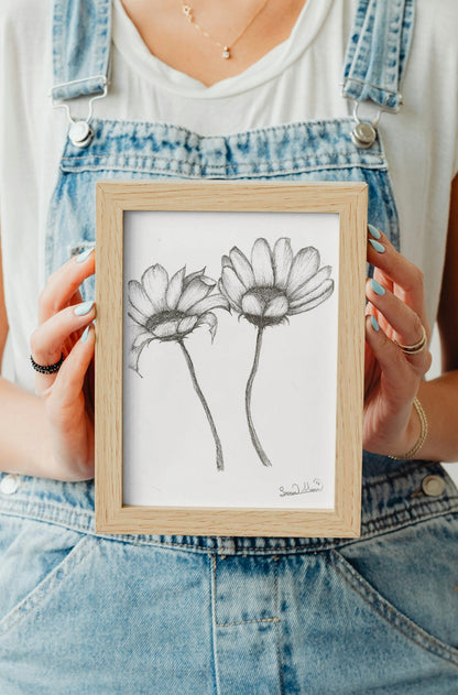 Daisy Art Print - Susan Mann Art