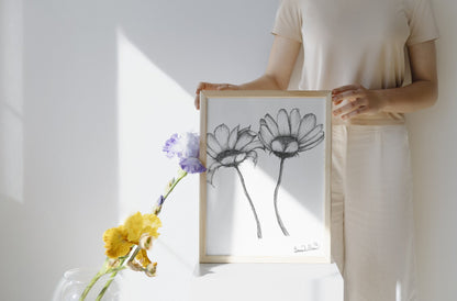 Daisy Art Print - Susan Mann Art