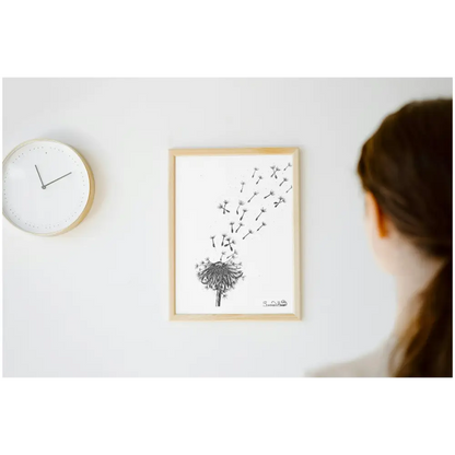 Dandelion Art Print - Susan Mann Art