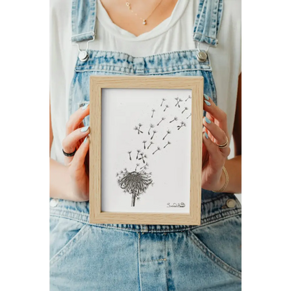 Dandelion Art Print - Susan Mann Art