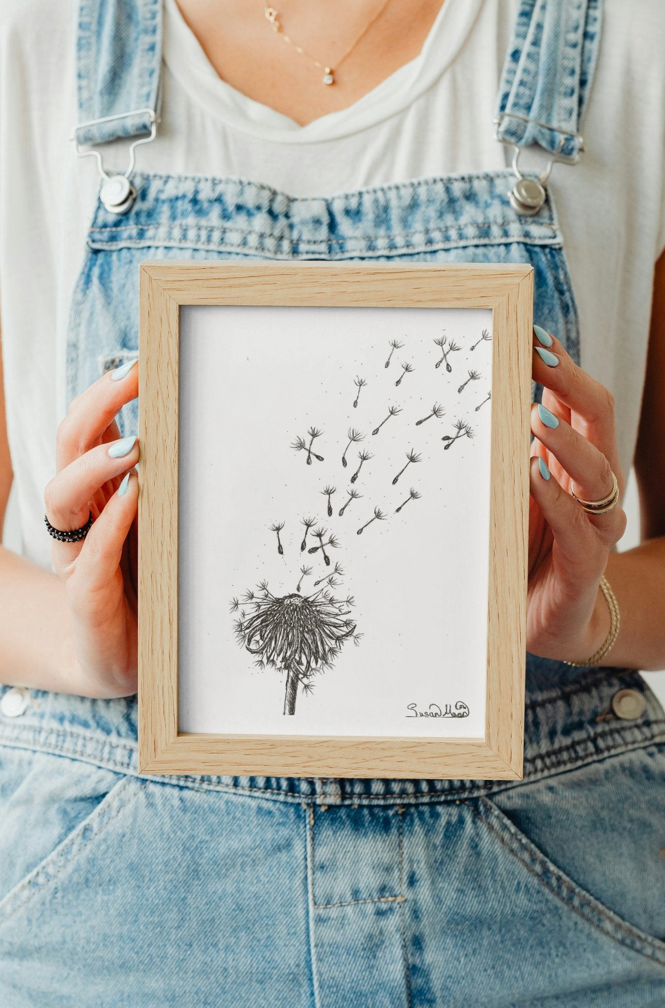 Dandelion Art Print - Susan Mann Art