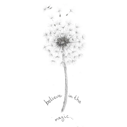 Dandelion Magic Art Print Bookmark - Susan Mann Art