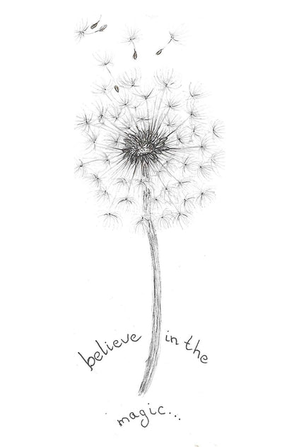 Dandelion Magic Art Print Bookmark - Susan Mann Art