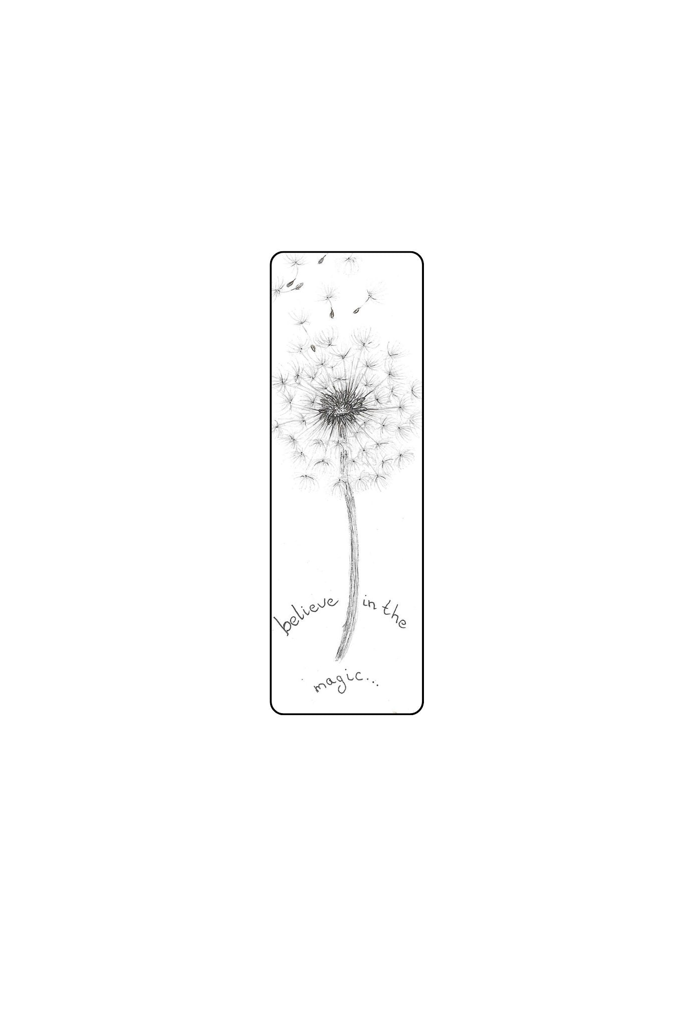 Dandelion Magic Art Print Bookmark - Susan Mann Art