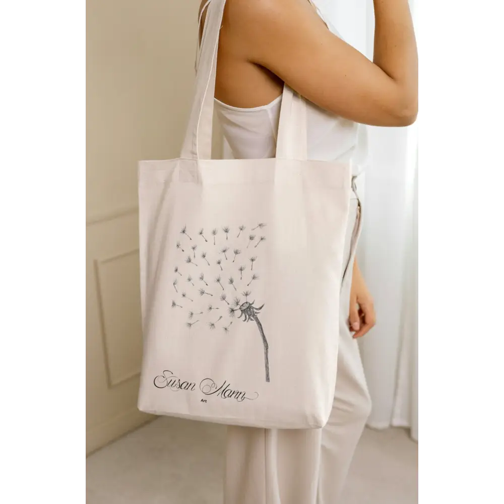 Dandelion Seeds Art Print Tote Bag - Susan Mann Art