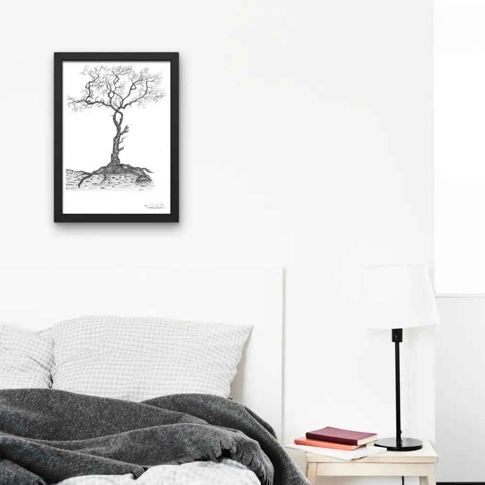 Lone Tree Art Print - Susan Mann Art