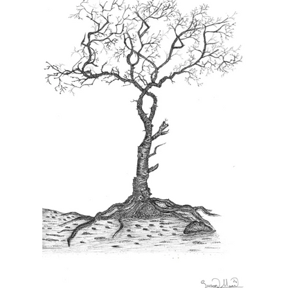 Lone Tree Art Print - Susan Mann Art