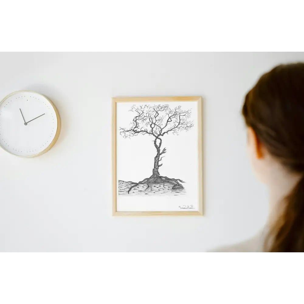 Lone Tree Art Print - Susan Mann Art