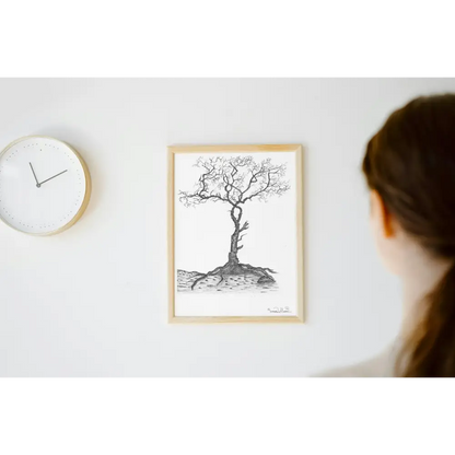 Lone Tree Art Print - Susan Mann Art