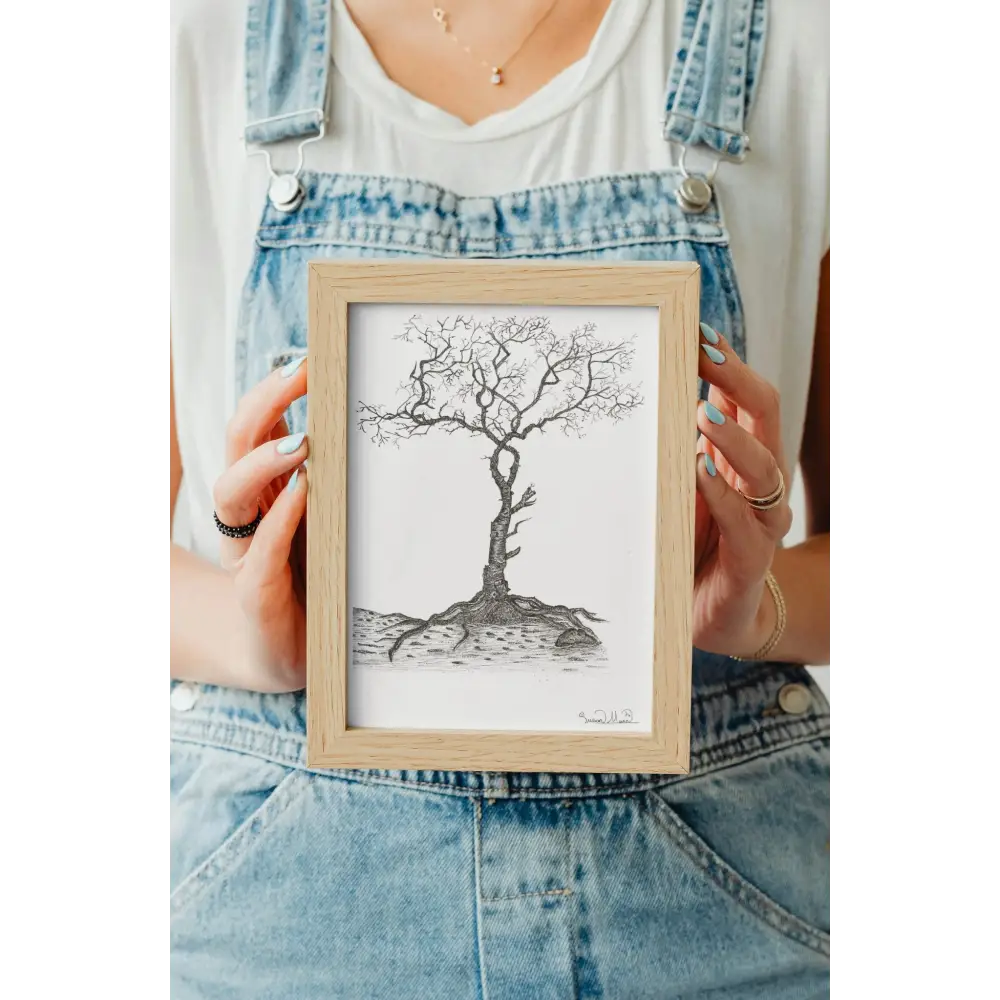 Lone Tree Art Print - Susan Mann Art