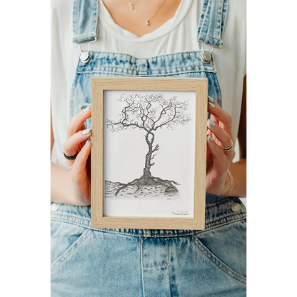 Lone Tree Art Print - Susan Mann Art