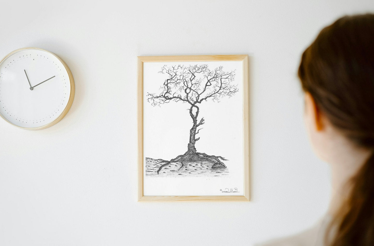 Lone Tree Art Print - Susan Mann Art