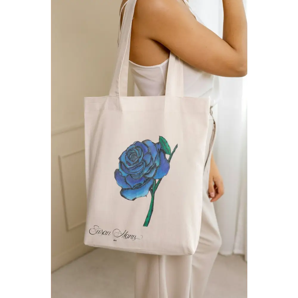 Blue Rose Tote bag