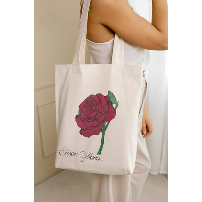 Red Rose Tote Bag