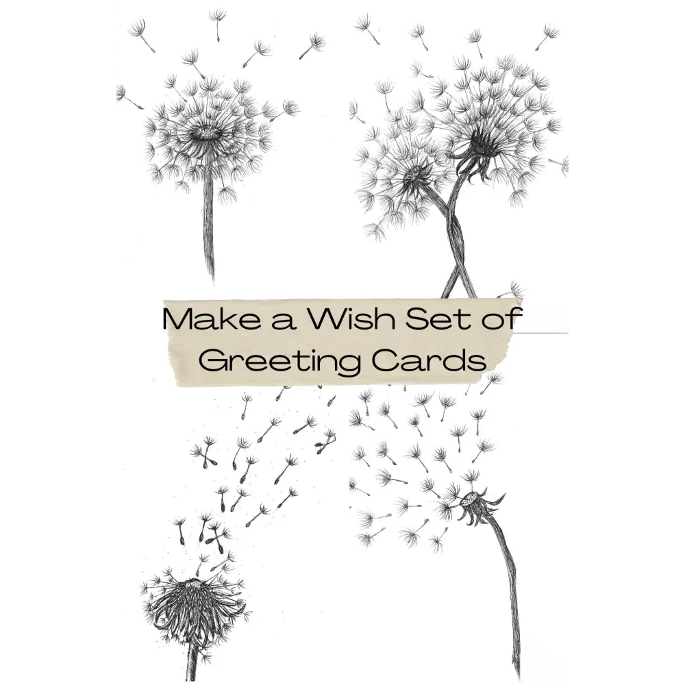 Send a Wish Art Print Greeting Card - Susan Mann Art