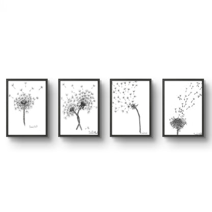 Set of Dandelion Make A Wish Art Prints - Susan Mann Art