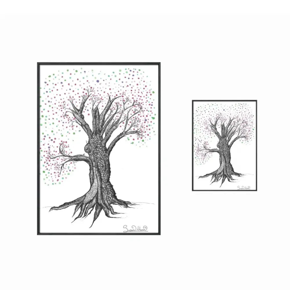 Spring Tree Art Print - Susan Mann Art