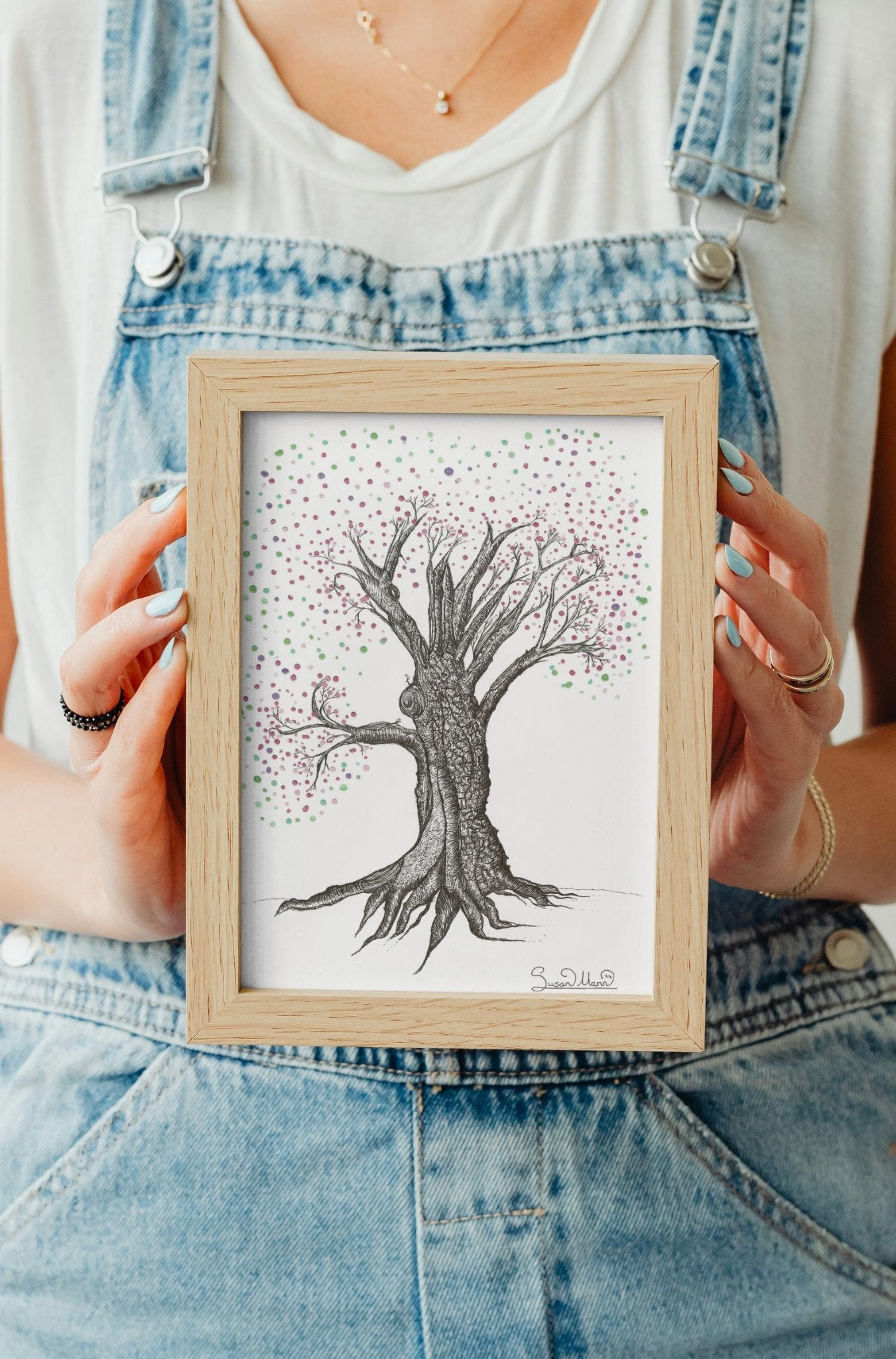 Spring Tree Art Print - Susan Mann Art