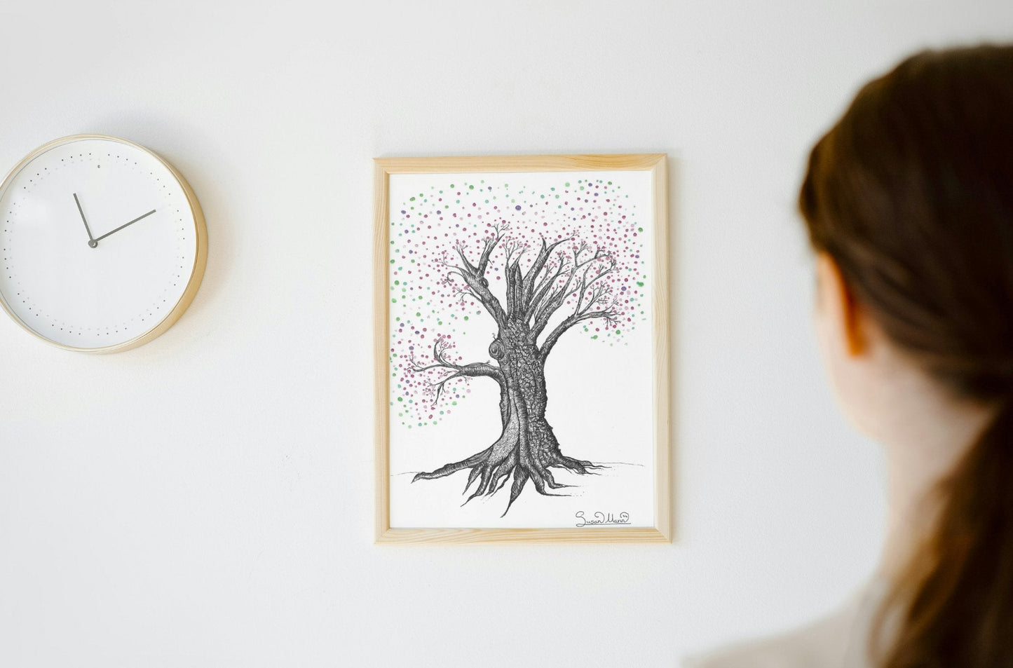 Spring Tree Art Print - Susan Mann Art