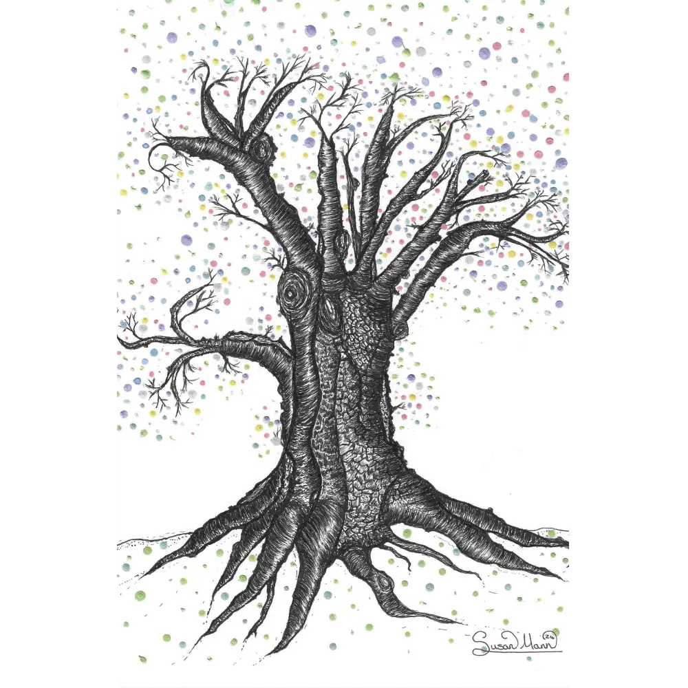 Summer Tree Art Print - Susan Mann Art