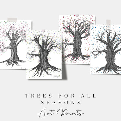 Summer Tree Art Print - Susan Mann Art