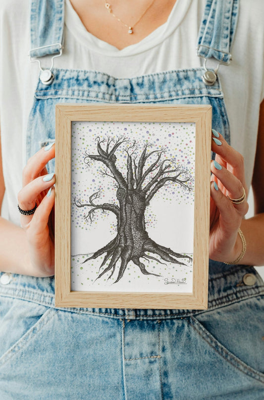 Summer Tree Art Print - Susan Mann Art