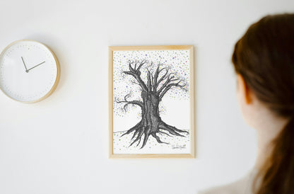 Summer Tree Art Print - Susan Mann Art