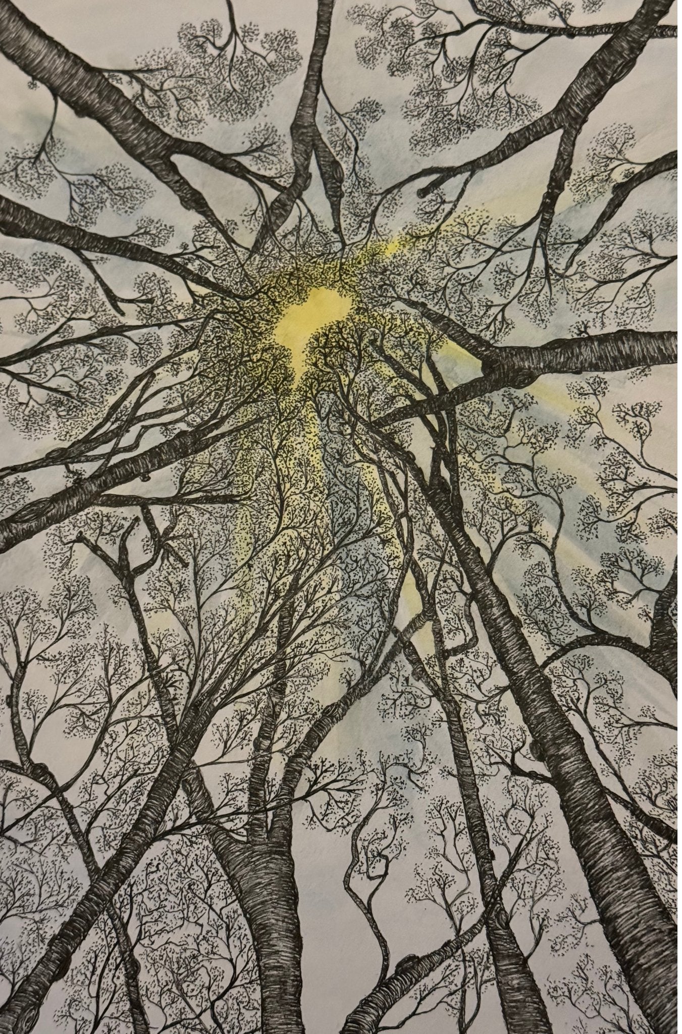 Sunshine Tree Art Print - Susan Mann Art