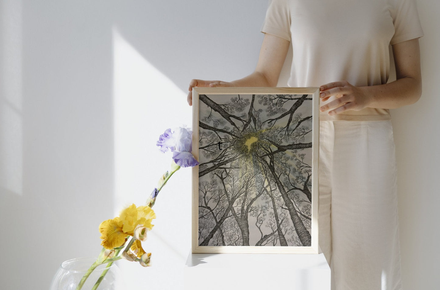 Sunshine Tree Art Print - Susan Mann Art