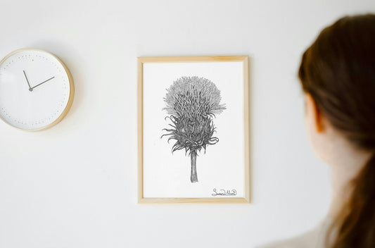 Thistle Art Print - Susan Mann Art