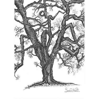 Twisted Tree Art Print - Susan Mann Art