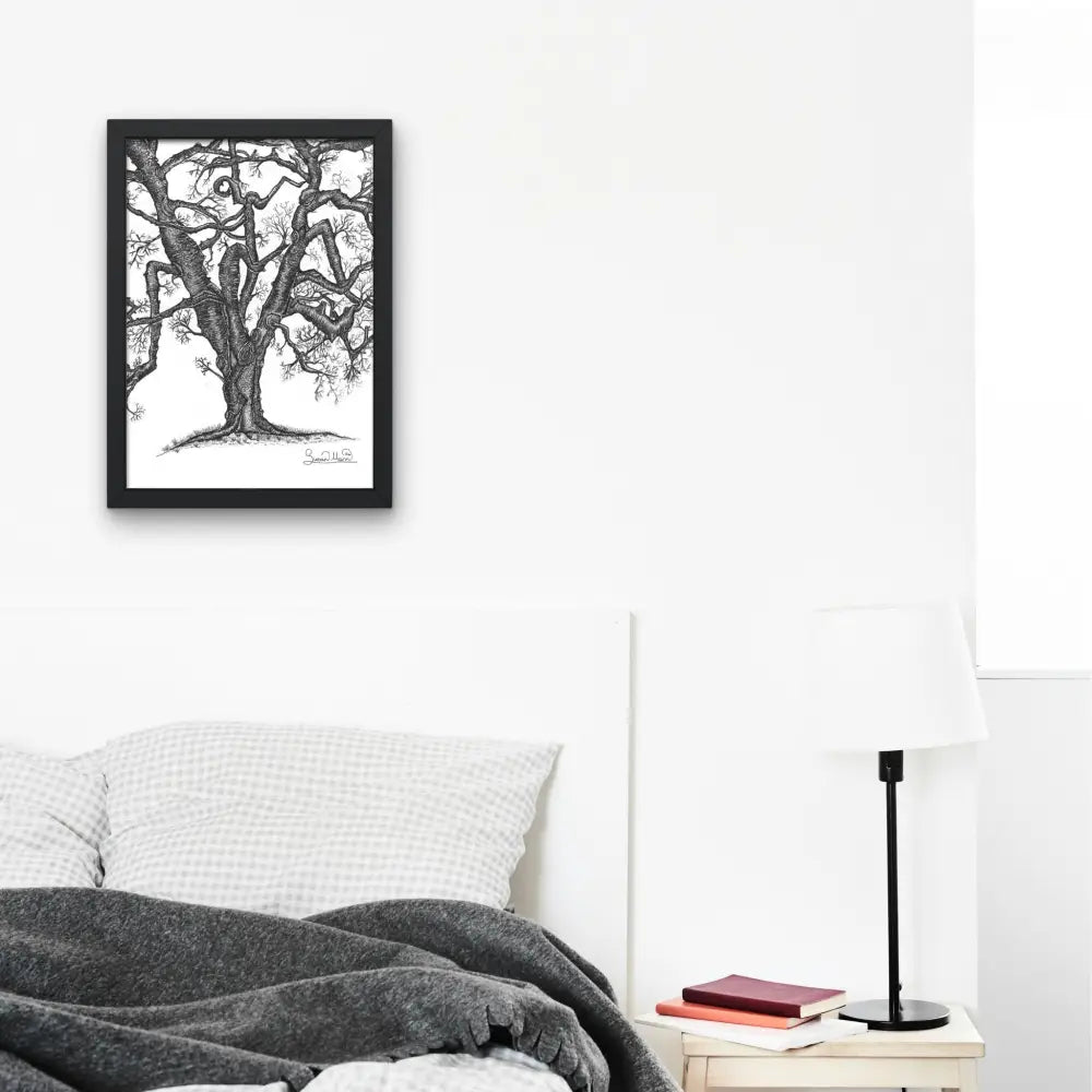 Twisted Tree Art Print - Susan Mann Art