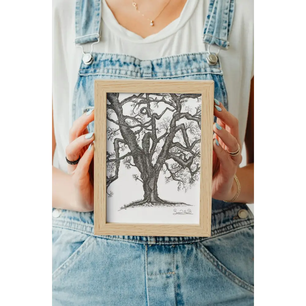 Twisted Tree Art Print - Susan Mann Art