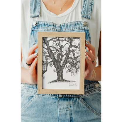 Twisted Tree Art Print - Susan Mann Art