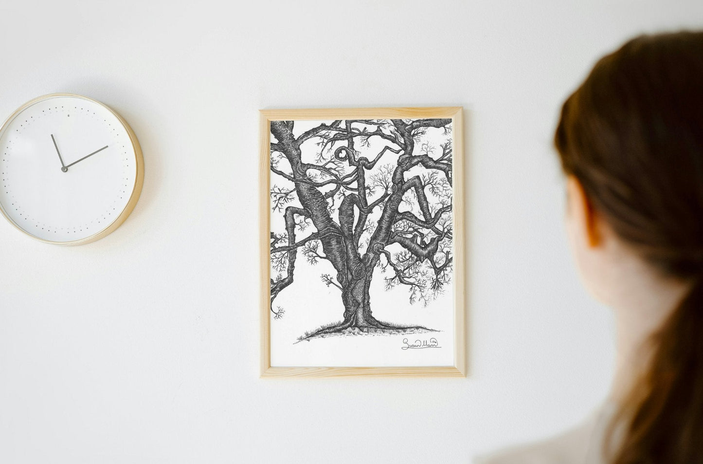 Twisted Tree Art Print - Susan Mann Art