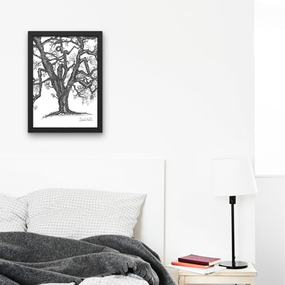 Twisted Tree Art Print - Susan Mann Art