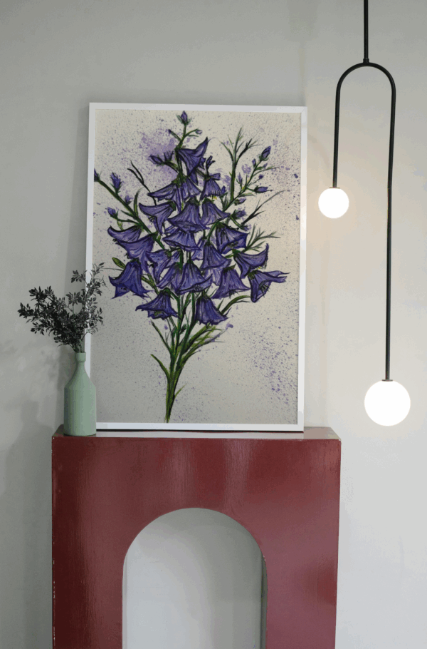 Bluebell A4 Art Print