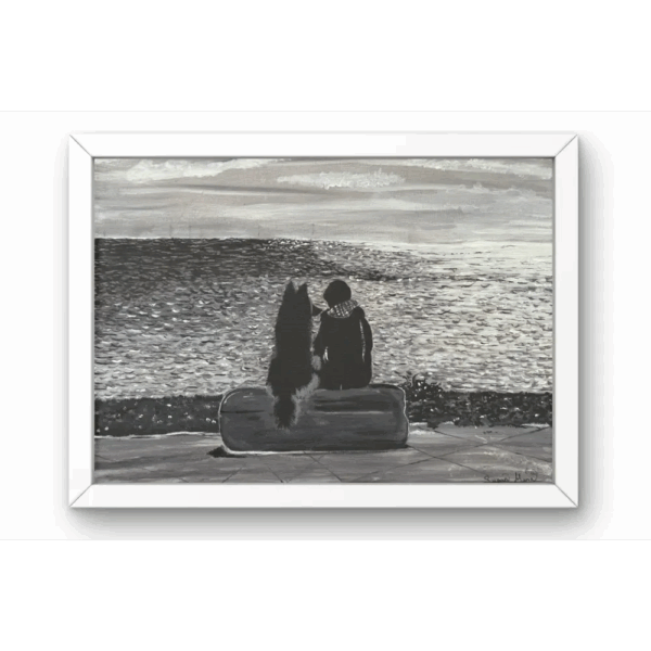 Companions Love Art Print - Susan Mann Art