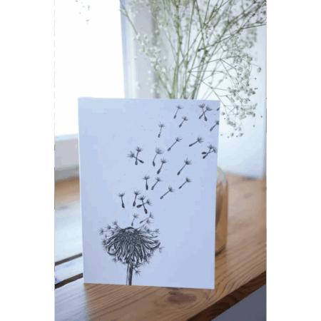 Make a Wish Greeting Card - Susan Mann Art