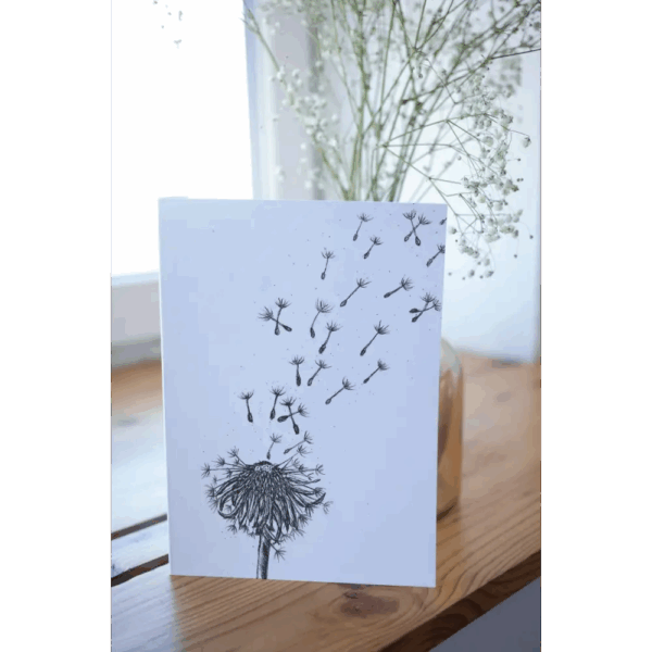 Make a Wish Greeting Card - Susan Mann Art