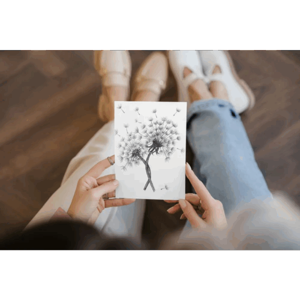 Pack of Four Make a Wish Greeting Cards - Susan Mann Art